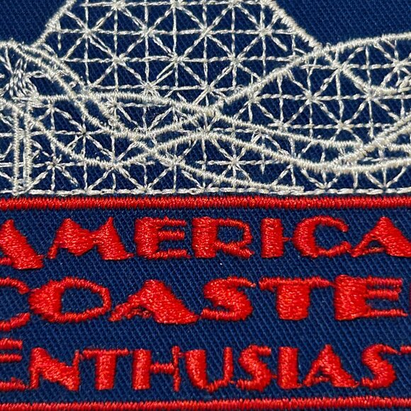 American Coaster Enthusiasts Embroidered Patch UNUSED - Picture 2 of 3